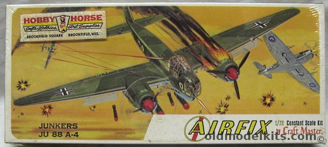 Airfix 1/72 Junkers JU-88 A-4 Craftmaster Issue, 1410-100 plastic model kit